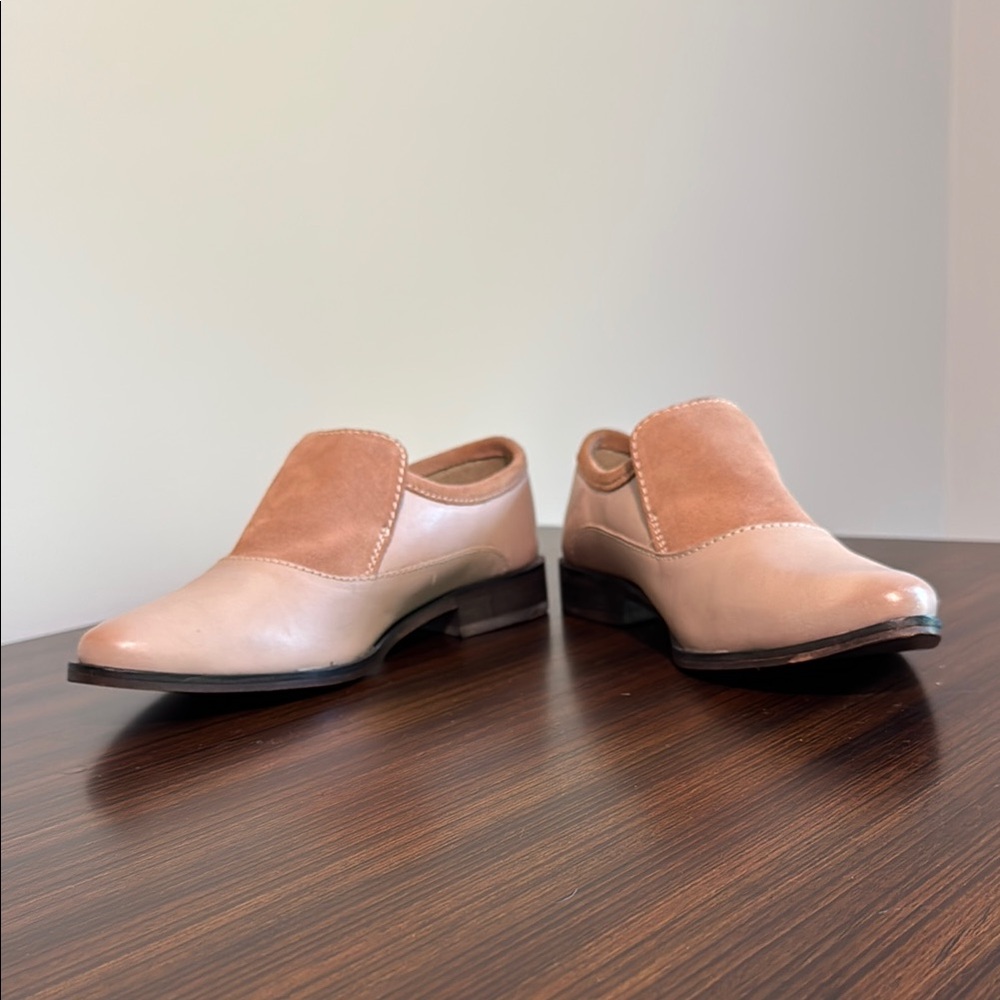 Free People Brady Slip On Loafer Natural Color Size 37